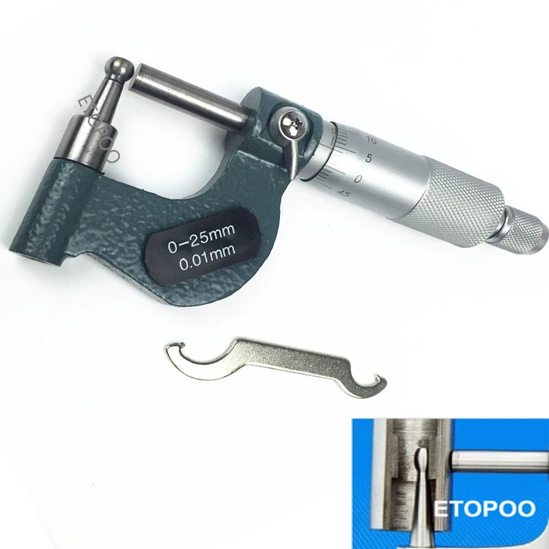Factory outlet! high quality 0-25mm Tube Micrometer drum head special micrometer wall tube thickness gauge measuring tools
Factory outlet! high quality 0-25mm Tube Micrometer drum head special micrometer wall tube thickness gauge measuring tools
