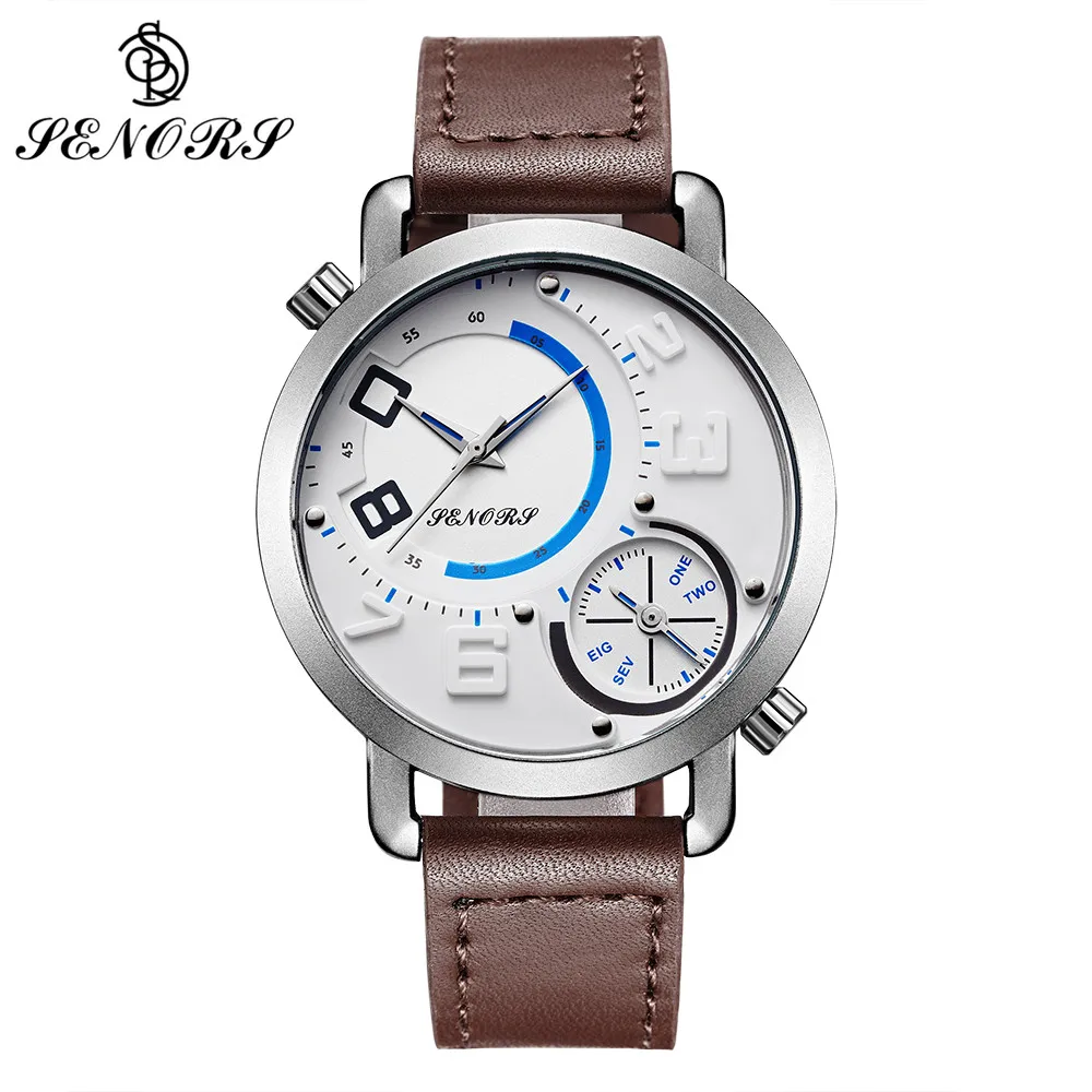 SENORS Big Face Watches for Men Business Rattrapante Dial Male Clock Men's Quartz Watch Water Proof Leather Wristwatches SN004
SENORS Big Face Watches for Men Business Rattrapante Dial Male Clock Men's Quartz Watch Water Proof Leather Wristwatches SN004