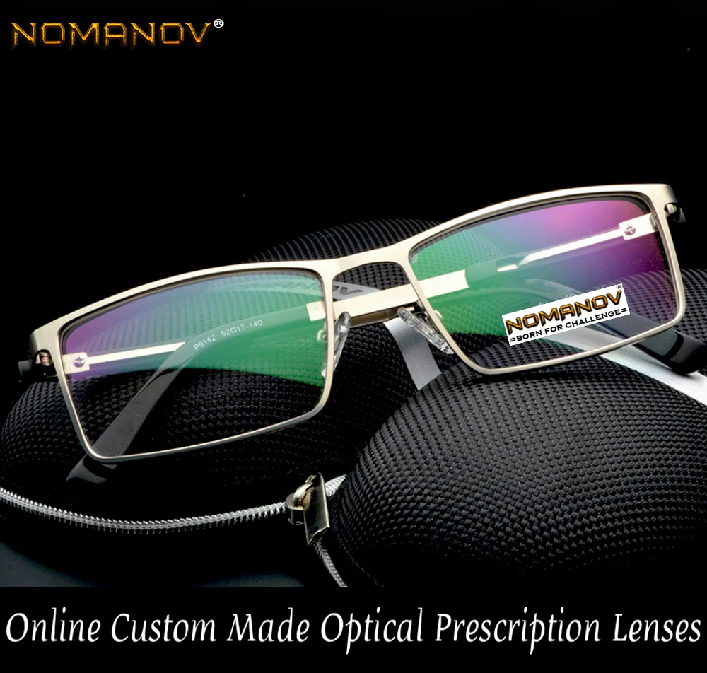 2019 Limited Ultralight Al-mg Titanium Alloy Rectangle Men Eyeglass Frames Spectacle Sivler Gold Brown Custom Prescription Lens
2019 Limited Ultralight Al-mg Titanium Alloy Rectangle Men Eyeglass Frames Spectacle Sivler Gold Brown Custom Prescription Lens