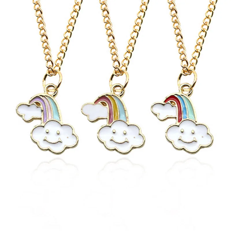 2018 Fashion Rainbow Cloud Pendants Necklaces Enamel Charm Pendant Enamel Clouds Necklace
2018 Fashion Rainbow Cloud Pendants Necklaces Enamel Charm Pendant Enamel Clouds Necklace