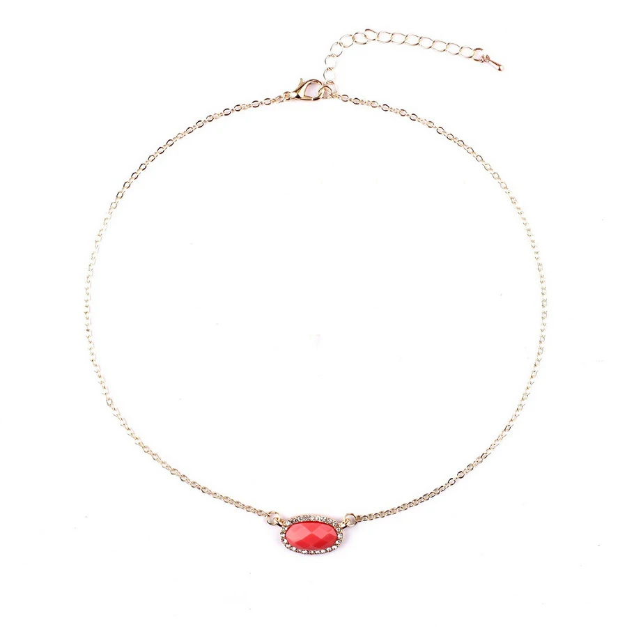 Fashion Women Trendy Jewelry Oval Abalone Shell Resin Choker Pendants Necklace for Women
Fashion Women Trendy Jewelry Oval Abalone Shell Resin Choker Pendants Necklace for Women