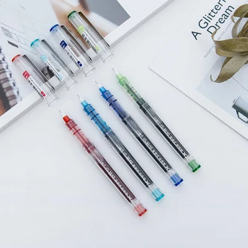 MIRUI straight liquid large ballpoint pen colored pen test gel pen 0.5mm office signature pen
MIRUI straight liquid large ballpoint pen colored pen test gel pen 0.5mm office signature pen