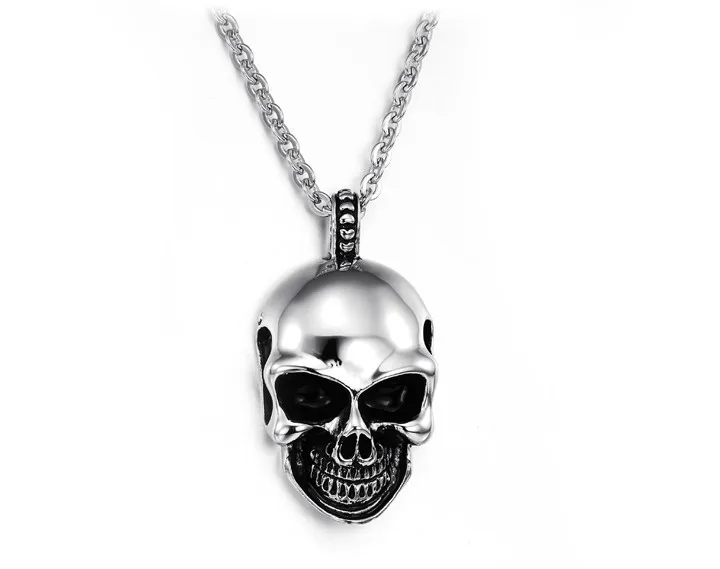 Hot Sale Men Stainless Steel Skull Pendant Fashion Skeleton Charms Gothic Biker Punk Necklace For Men Pendants Jewerly gift
Hot Sale Men Stainless Steel Skull Pendant Fashion Skeleton Charms Gothic Biker Punk Necklace For Men Pendants Jewerly gift