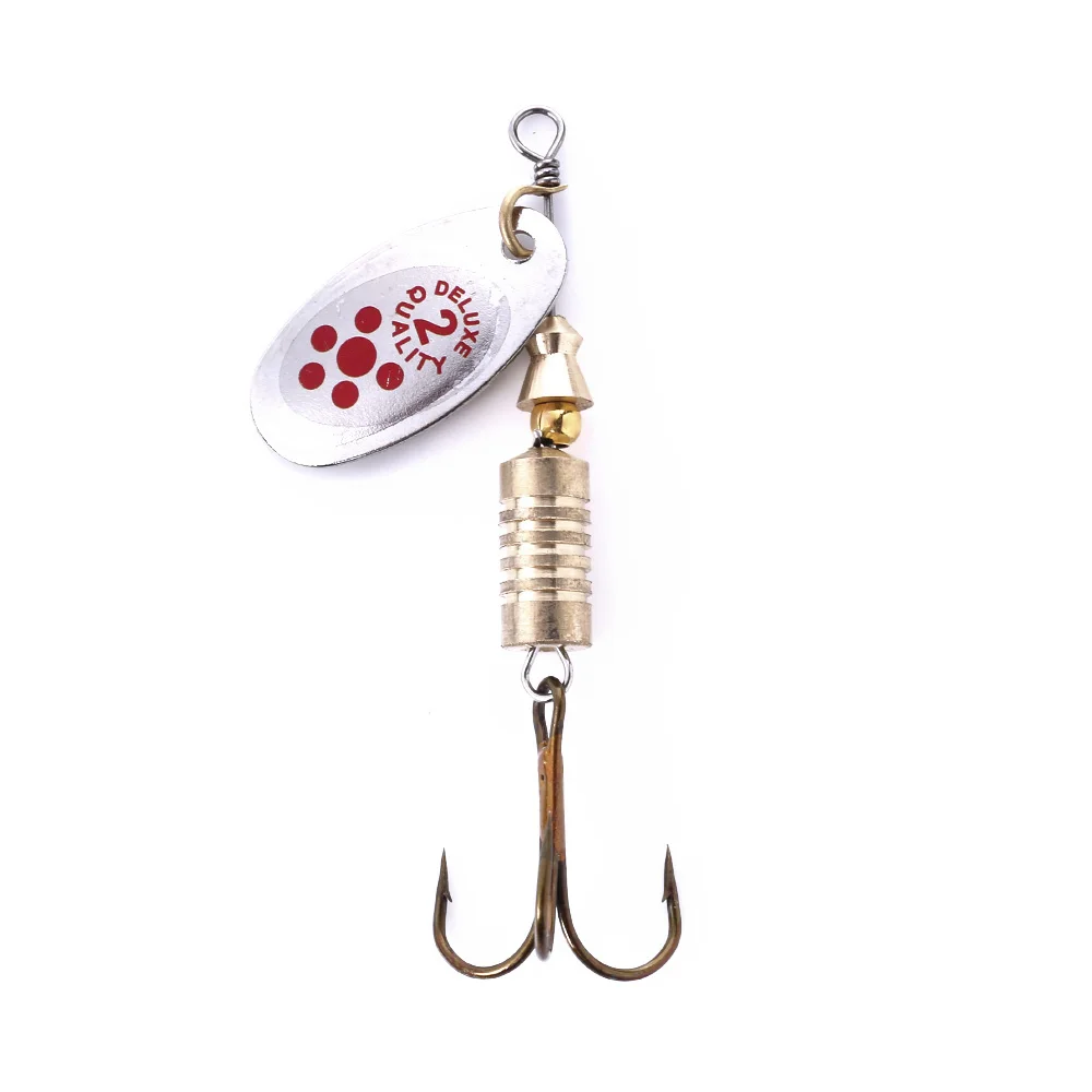 HENGJIA 1PC Rotating Sequin Silver Fishing Bait 6.7CM-7.3G-4#Hook Metal Spoon Fishing Lure Wobble Bass Fishing Tackle Pesca
HENGJIA 1PC Rotating Sequin Silver Fishing Bait 6.7CM-7.3G-4#Hook Metal Spoon Fishing Lure Wobble Bass Fishing Tackle Pesca