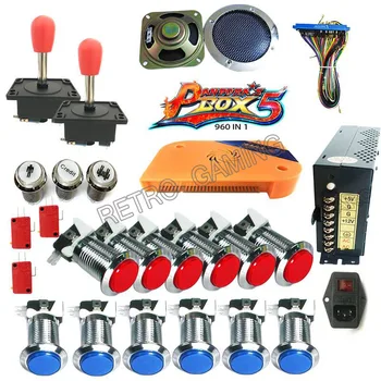 Pandora Box 5 Kit for DIY Original 960 in 1 Arcade game machine with Pcb Power Supply Harness happ Joystick LED Button Speaker
Pandora Box 5 Kit for DIY Original 960 in 1 Arcade game machine with Pcb Power Supply Harness happ Joystick LED Button Speaker