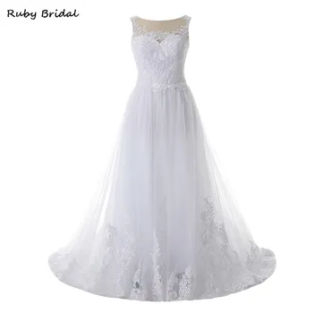 Ruby Bridal 2017 Charming Vestidos De Novia Ball Gown Wedding Dresses White Tulle Appliques Cap Sleeves Lady Bridal Gown AR2071
Ruby Bridal 2017 Charming Vestidos De Novia Ball Gown Wedding Dresses White Tulle Appliques Cap Sleeves Lady Bridal Gown AR2071