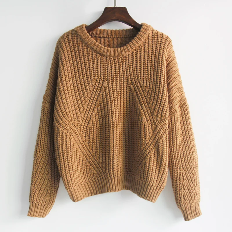 Girl Sweater Women Twist Sweaters Winter Knitted Jumpers Autumn Thicken Warm Sweaters New KHAKI GRAY WHITE
Girl Sweater Women Twist Sweaters Winter Knitted Jumpers Autumn Thicken Warm Sweaters New KHAKI GRAY WHITE