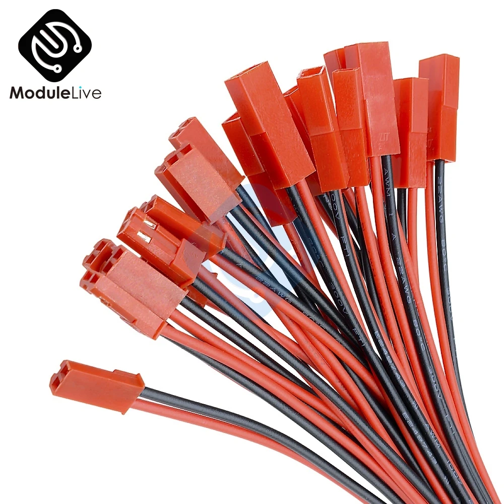 5Pairs 100mm 10cm JST Plug Cable Male Female ConnectorFor RC BEC Battery Helicopter DIY FPV Drone Quadcopter
5Pairs 100mm 10cm JST Plug Cable Male Female ConnectorFor RC BEC Battery Helicopter DIY FPV Drone Quadcopter