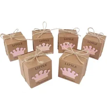 5pcs Princess Prince Kraft Paper Candy Box gift bag Kid boy girl first 1st Birthday Party favor Baby Shower Gender Reveal Decor
5pcs Princess Prince Kraft Paper Candy Box gift bag Kid boy girl first 1st Birthday Party favor Baby Shower Gender Reveal Decor