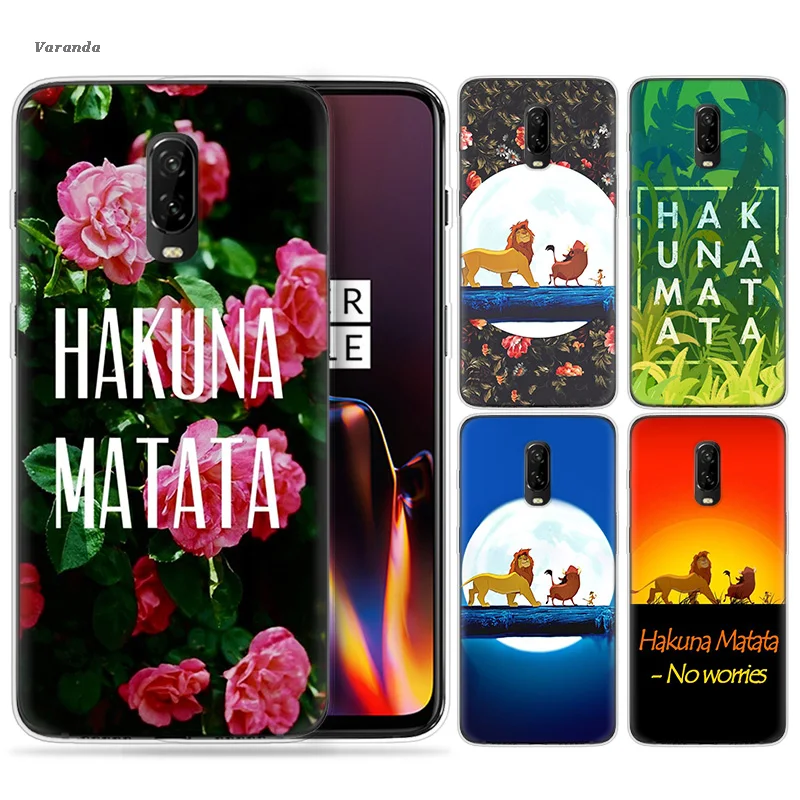 Hakuna Matata Lion King Pattern Back Case Shell for Oneplus 7 5G 6 6T Pro Silicone Soft Case Cover Coque Accessory Fundas
Hakuna Matata Lion King Pattern Back Case Shell for Oneplus 7 5G 6 6T Pro Silicone Soft Case Cover Coque Accessory Fundas