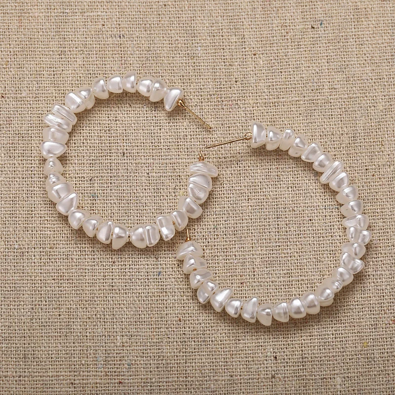 2019 New Style Simulated Fresh Water Big Circle Pearl In Hoop Earrings For Women Wedding Statement Nightclub Jewelry
2019 New Style Simulated Fresh Water Big Circle Pearl In Hoop Earrings For Women Wedding Statement Nightclub Jewelry