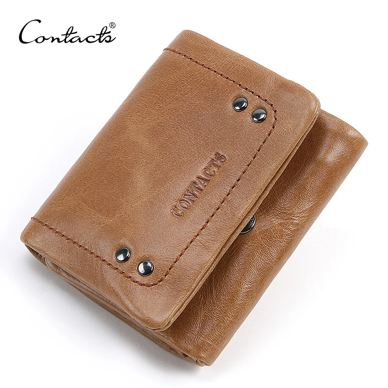 CONTACT'S genuine leather wallet men hasp design short wallets male coin purse small man's walet card holder cuzdan high quality
CONTACT'S genuine leather wallet men hasp design short wallets male coin purse small man's walet card holder cuzdan high quality