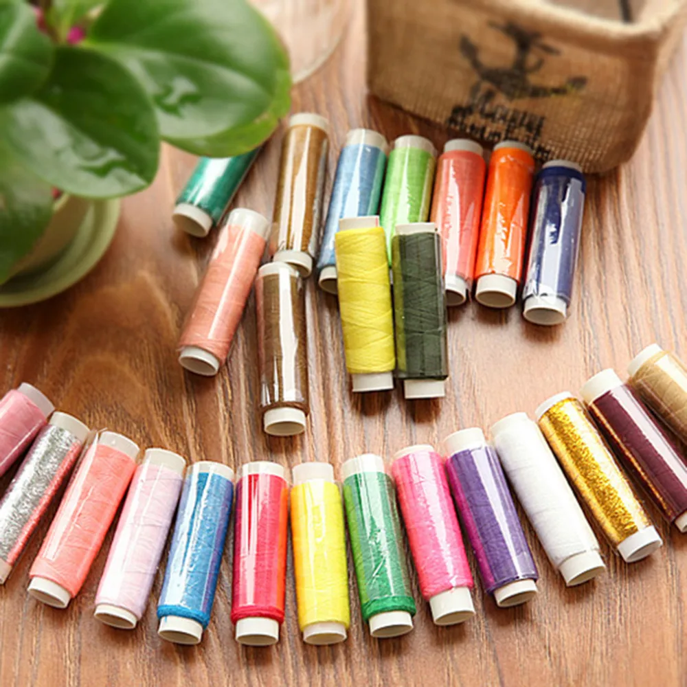 New Convenient and Practical 39pcs Mixed Colors Polyester Spool Sewing Thread For Hand Machine Sewingthread
New Convenient and Practical 39pcs Mixed Colors Polyester Spool Sewing Thread For Hand Machine Sewingthread