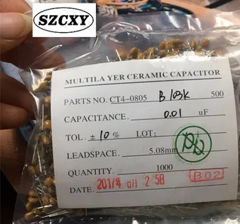 Free Shipping 1000PCS CT4-0805B103K500 50V-103K 10NF 10%
Free Shipping 1000PCS CT4-0805B103K500 50V-103K 10NF 10%