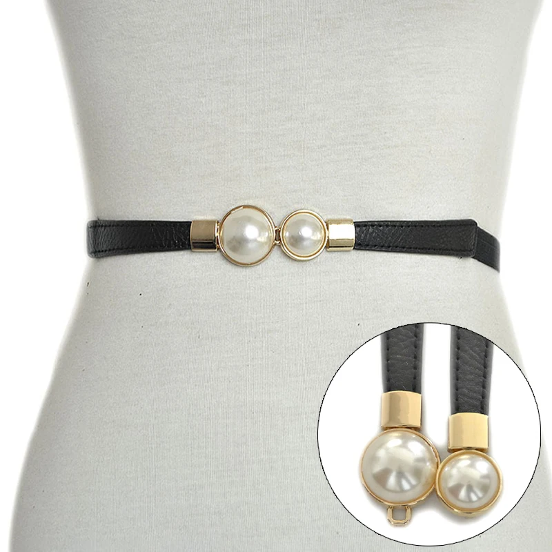 1 Pc Branded Belts with Pearls Fashion Women Elastic Waist Belts Newest Covered Button Thin PU Leather Belt Dresses Decoration
1 Pc Branded Belts with Pearls Fashion Women Elastic Waist Belts Newest Covered Button Thin PU Leather Belt Dresses Decoration