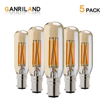 GANRILAND T25 T8 Led Tubular Lamp Amber BA15D Filament Led Dimmable Bulb 4Watt Warm 2200K Vintage Decorative Chandelier lighting
GANRILAND T25 T8 Led Tubular Lamp Amber BA15D Filament Led Dimmable Bulb 4Watt Warm 2200K Vintage Decorative Chandelier lighting