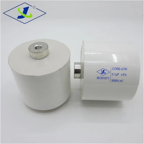 Новинка 0 1 мкФ 3000VAC 80A 6000VDC резонансный пленочный конденсатор высокочастотный