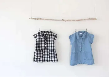 Summer Baby One-Pieces Fashion Korean Casual Sleeveless Denim Bodysuits for Girls Boy Clothing Fashion Plaid Toddler Clothes 1-4
Summer Baby One-Pieces Fashion Korean Casual Sleeveless Denim Bodysuits for Girls Boy Clothing Fashion Plaid Toddler Clothes 1-4