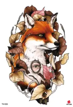 Temporary Tatoo Fake Tattoo Sticker Wolf Fox Animal Leaf Arm Tattoos Stickers Tatouage Waterproof Flash Tatto For Men Women Girl
Temporary Tatoo Fake Tattoo Sticker Wolf Fox Animal Leaf Arm Tattoos Stickers Tatouage Waterproof Flash Tatto For Men Women Girl