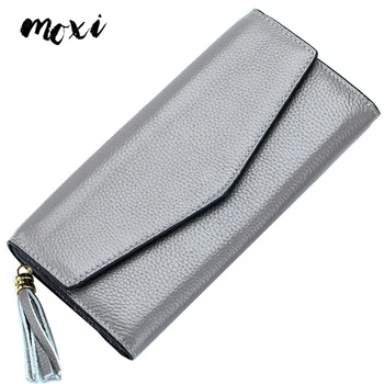 Moxi Women Wallet Real Leather Long Money Bag Genuine Leather Cover Female Purse 4 Candy Color Phone Bag High Quality Card Case
Moxi Women Wallet Real Leather Long Money Bag Genuine Leather Cover Female Purse 4 Candy Color Phone Bag High Quality Card Case