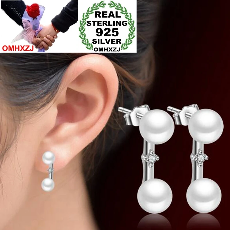 OMHXZJ Wholesale Elegant Fashion OL Woman Girl Wedding Gift Love Light Bulb Pearl Zircon 925 Sterling Silver Stud Earrings YS417
OMHXZJ Wholesale Elegant Fashion OL Woman Girl Wedding Gift Love Light Bulb Pearl Zircon 925 Sterling Silver Stud Earrings YS417