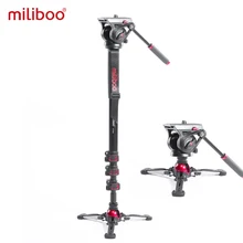 miliboo Portable Professional DSLR Monopod Walking Stick with Mini Tripod Stand Base & Tripod Ballhead For Canon Nikon 188/80cm miliboo Portable Professional DSLR Monopod Walking Stick with Mini Tripod Stand Base & Tripod Ballhead For Canon Nikon 188/80cm