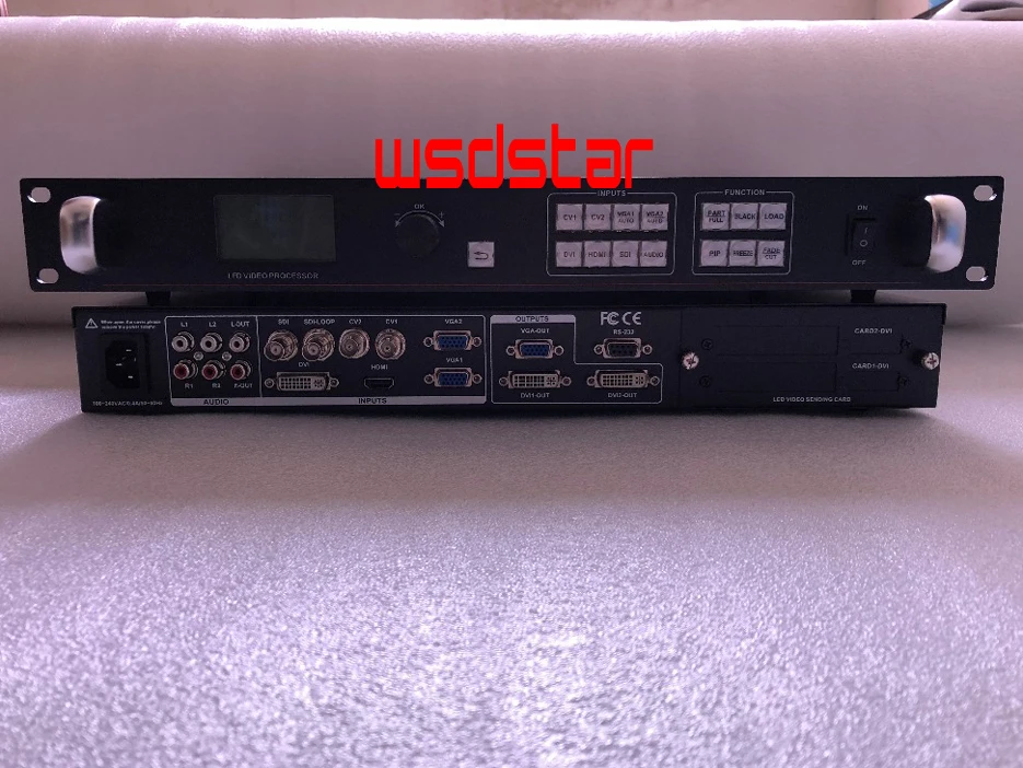 Светодиодный видеопроцессор WsdStar LVP615S 2304*1152 3840*640 SDI/DVI/VGA/HDMI/CVBS светодиодный