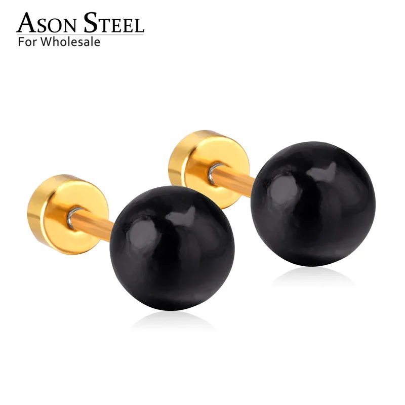 ASONSTEEL Gold/Silver Imitation Pearl Screw Stud Earring Set for Women Girl Ear Piercing 316L Stainless Steel Earring Jewelry
ASONSTEEL Gold/Silver Imitation Pearl Screw Stud Earring Set for Women Girl Ear Piercing 316L Stainless Steel Earring Jewelry