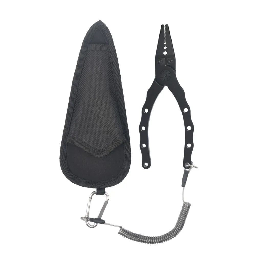 New Arrival lightweight Aluminum Alloy Fishing pliers Fishing tackle Tools with sheath 120g 17cm
New Arrival lightweight Aluminum Alloy Fishing pliers Fishing tackle Tools with sheath 120g 17cm