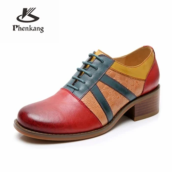 Yinzo Women genuine leather oxford pumps shoes vintage brogues lady casual Pumps oxford heels shoes for women 2020 spring
Yinzo Women genuine leather oxford pumps shoes vintage brogues lady casual Pumps oxford heels shoes for women 2020 spring