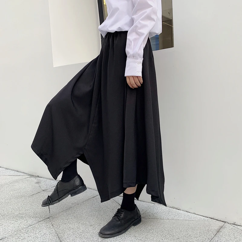 MIXCUBIC 2019 Autumn England style Unique irregularity Culottes Culottes Pants men black casual Culottes pants men,size S-L
MIXCUBIC 2019 Autumn England style Unique irregularity Culottes Culottes Pants men black casual Culottes pants men,size S-L