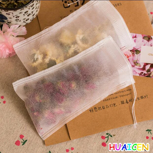 100Pcs/Lot Empty Non-woven fabric Tea Bags With String Herb Loose Teabags 16*21cm
100Pcs/Lot Empty Non-woven fabric Tea Bags With String Herb Loose Teabags 16*21cm