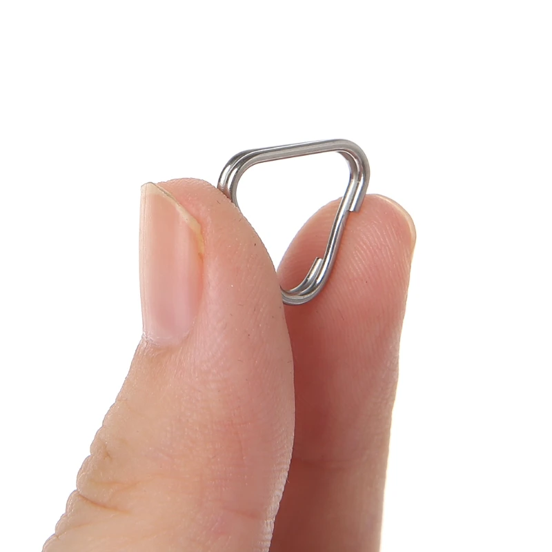10pcs/set Metal Triangle Rings Split Digital Camera Strap Hook Replacement Parts