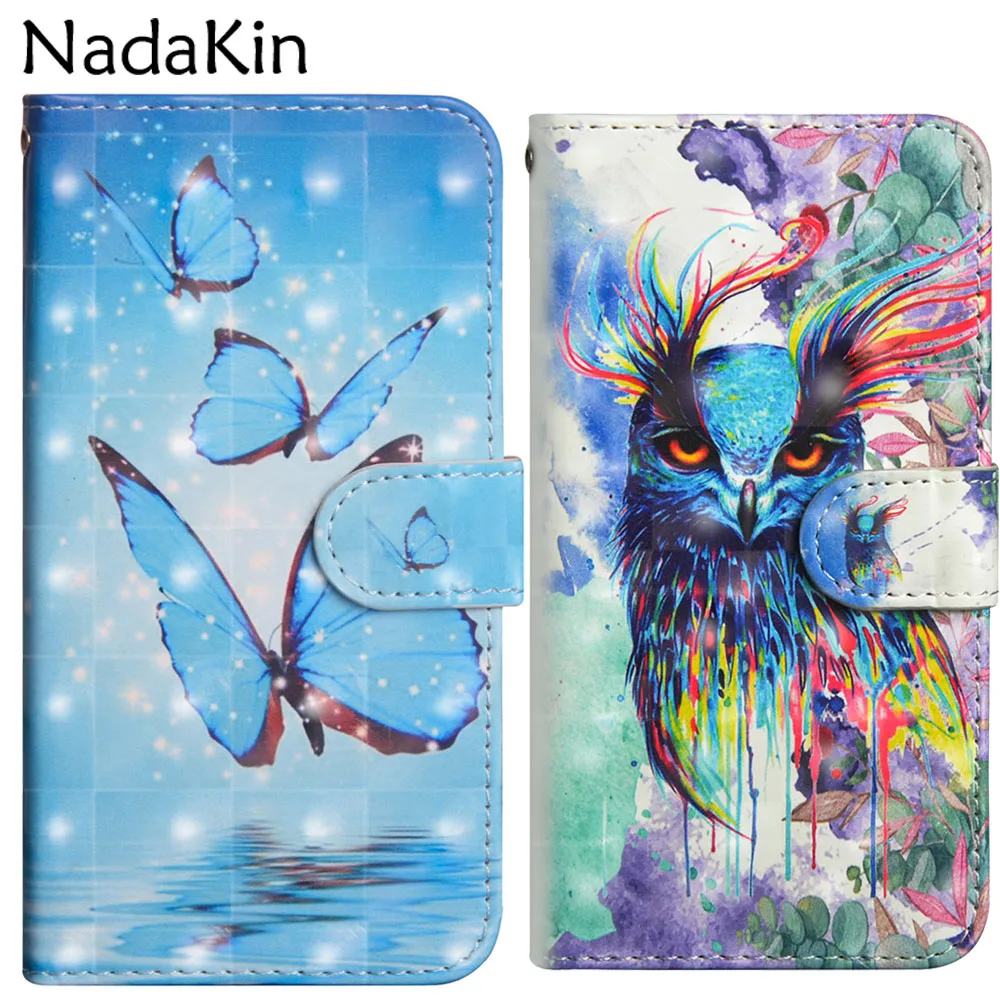 

Book Phone Case 3D Painted Leather for ZTE Blade A510 A520 A610 L5 X7 A601 A6 Nubia M2 Lite V9 Vita AF3 Zmax Pro Z986