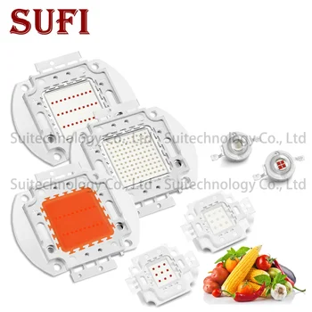 High Power Grow LED Chip Full Spectrum Red Blue Light Lamp 1W 3W 5W 10W 20W 30W 50W 100W 380-840nm COB Beads for Plant Growth
High Power Grow LED Chip Full Spectrum Red Blue Light Lamp 1W 3W 5W 10W 20W 30W 50W 100W 380-840nm COB Beads for Plant Growth