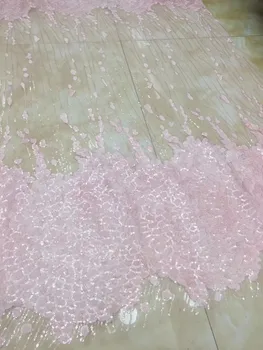 Nice looking african guipure lace fabric with sequins French Net Lace Fabric for party dress 
Nice looking african guipure lace fabric with sequins French Net Lace Fabric for party dress