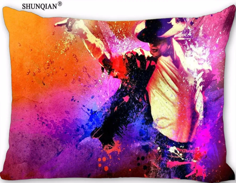 New Custom Michael Jackson Pillowcase Zippered Rectangle Pillow Cover Cases Size 45X35cm,40x60cm,45X75cm,50X75cm(Two sides)
New Custom Michael Jackson Pillowcase Zippered Rectangle Pillow Cover Cases Size 45X35cm,40x60cm,45X75cm,50X75cm(Two sides)