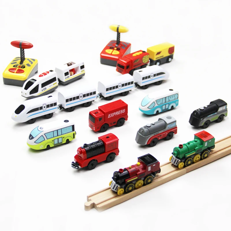 Kids Electric Train Toy Magnetic Slot Diecast Electronic Toy Gift For Kids FIT Thomas track wooden track Brio