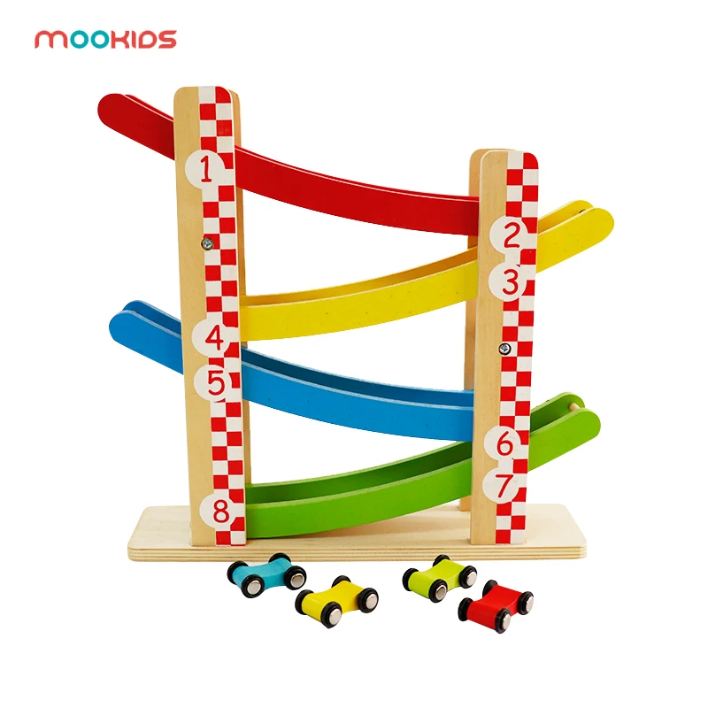 Mookids Wooden Train 4-Layer Race Track & 4 Mini Inertia Race Car Sliding Toy Rainbow Baby Toddler Motor
Mookids Wooden Train 4-Layer Race Track & 4 Mini Inertia Race Car Sliding Toy Rainbow Baby Toddler Motor