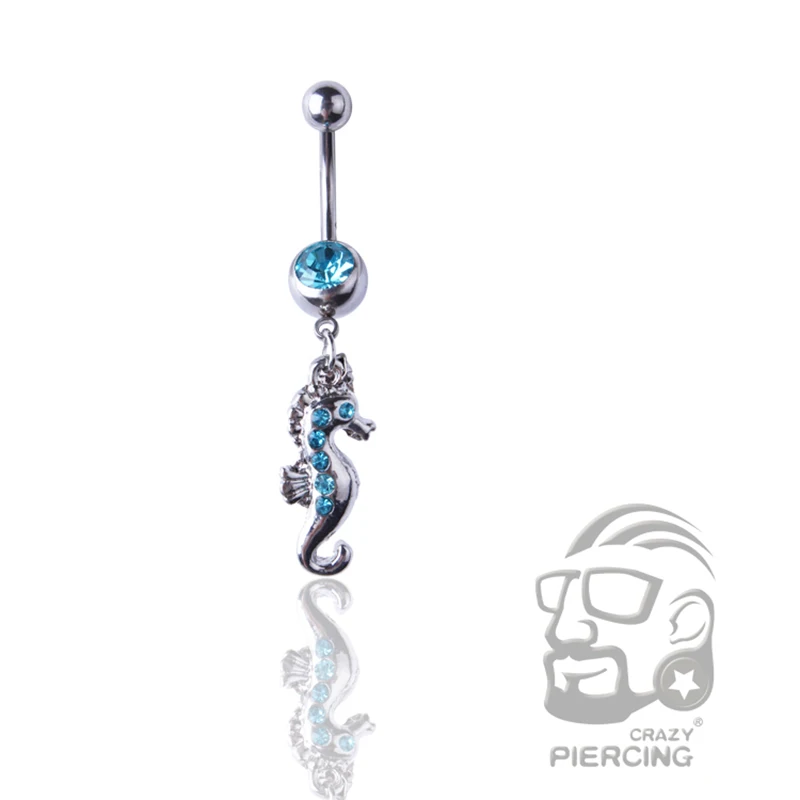 14g 316L Surgical Steel Sexy Belly Rings Seahorse Belly Ring Women Birthstone Crystal Jewelry navel ring
14g 316L Surgical Steel Sexy Belly Rings Seahorse Belly Ring Women Birthstone Crystal Jewelry navel ring