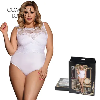 Comeonlover Pink Black White Lace Bodysuit High Neck Plus Size Jumpsuit Summer Tops For Women 2018 Ladies Lace Romper RI80472
Comeonlover Pink Black White Lace Bodysuit High Neck Plus Size Jumpsuit Summer Tops For Women 2018 Ladies Lace Romper RI80472