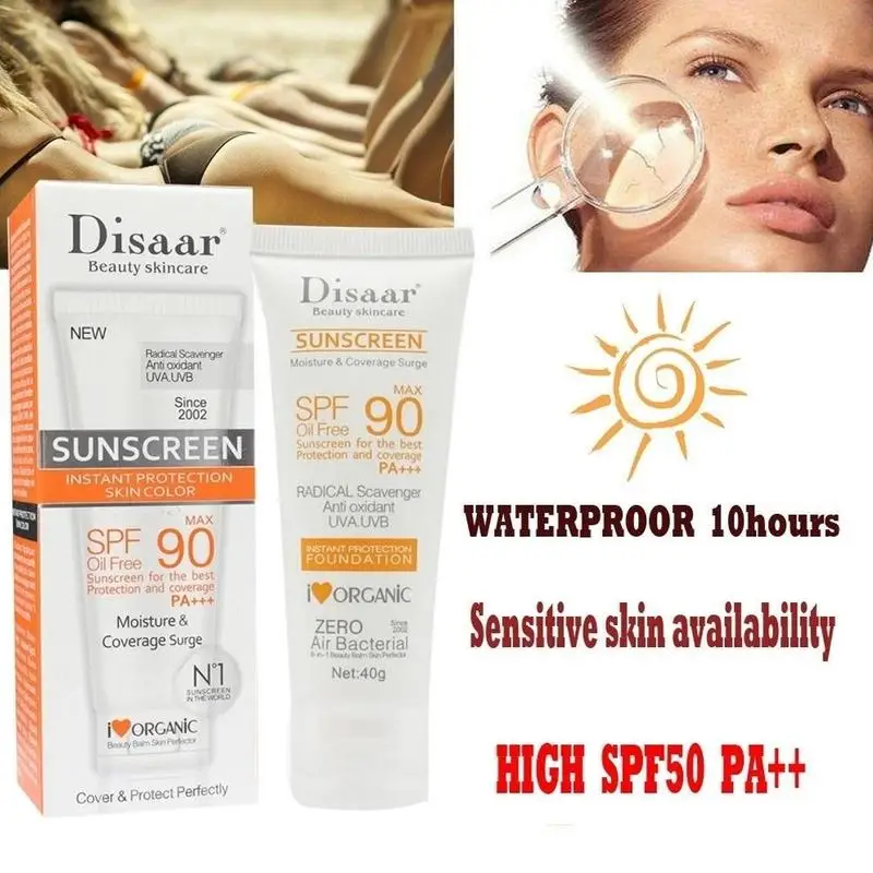 40g Sunscreen Cream Spf Max 90 Oil Free Radical Scavenger Anti Oxidant Uva/uvb Skin Care Facial Sunscreen Cream Dropship
40g Sunscreen Cream Spf Max 90 Oil Free Radical Scavenger Anti Oxidant Uva/uvb Skin Care Facial Sunscreen Cream Dropship