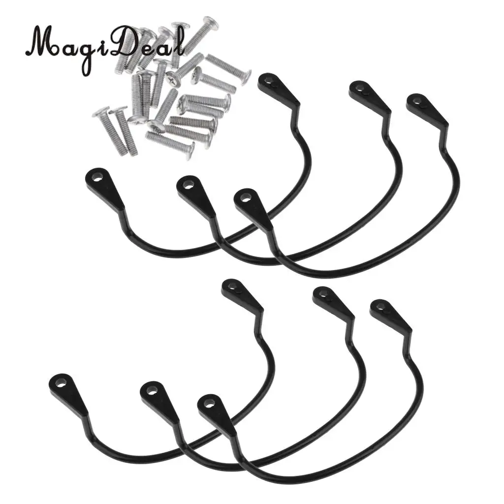 6pcs Plastic Pool Table Ring Nets Liners Hook Billiards Snooker Tables Mesh Thread Pocket Holder Part Accessories