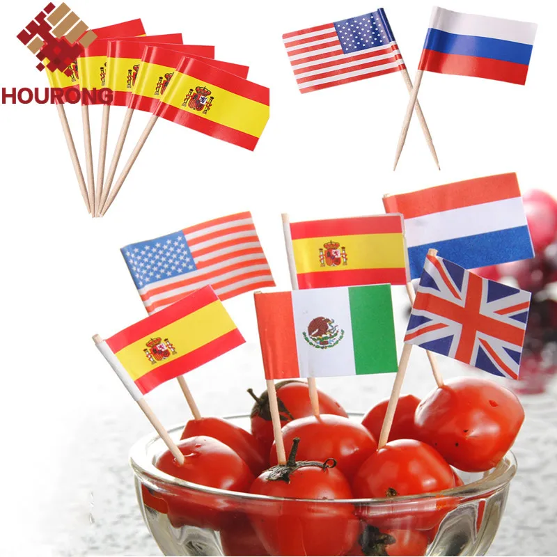 50 Pcs/Lot Mini Flag Fruit Toothpick Paper Flag Food Picks Cake Toothpicks Cupcake Fruit Sticks Party Christmas Decoration
50 Pcs/Lot Mini Flag Fruit Toothpick Paper Flag Food Picks Cake Toothpicks Cupcake Fruit Sticks Party Christmas Decoration