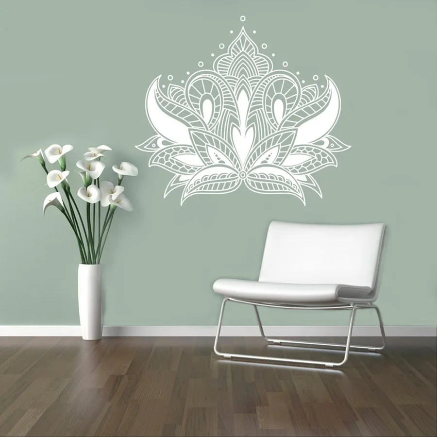 Paisley Lotus Flower Wall Vinyl Floral Ethnic Ornament Wall Sticker Religions Home Bedroom Decor Mandala Art Mural N216
Paisley Lotus Flower Wall Vinyl Floral Ethnic Ornament Wall Sticker Religions Home Bedroom Decor Mandala Art Mural N216
