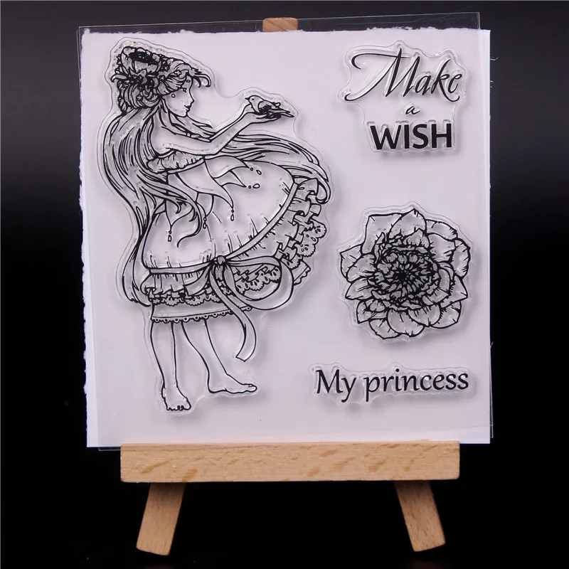 Rubber Silicone Clear Stamps for Scrapbooking Tampons Transparents Seal Background Stamp Card Making Diy Flower girl 20
Rubber Silicone Clear Stamps for Scrapbooking Tampons Transparents Seal Background Stamp Card Making Diy Flower girl 20