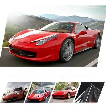 TPH Glossy Strength Car Paint Protection Film Clear Anti-scratch Sticker Self-healing Water resistant With Size 152x50cm
TPH Glossy Strength Car Paint Protection Film Clear Anti-scratch Sticker Self-healing Water resistant With Size 152x50cm