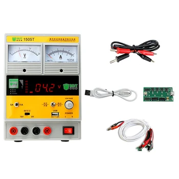 Adjustable DC Regulated Power Supply Digital Display 15V5A Phone Computer Repair Signal Test Automatic Protection Power Supply
Adjustable DC Regulated Power Supply Digital Display 15V5A Phone Computer Repair Signal Test Automatic Protection Power Supply