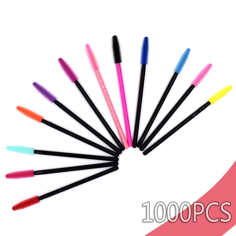 1000pcs Disposable Eyelash Brushes Colorful Mascara Brush For Eyelash Extension Silicone Mascara Applicator Wand Make Up Brushes
1000pcs Disposable Eyelash Brushes Colorful Mascara Brush For Eyelash Extension Silicone Mascara Applicator Wand Make Up Brushes