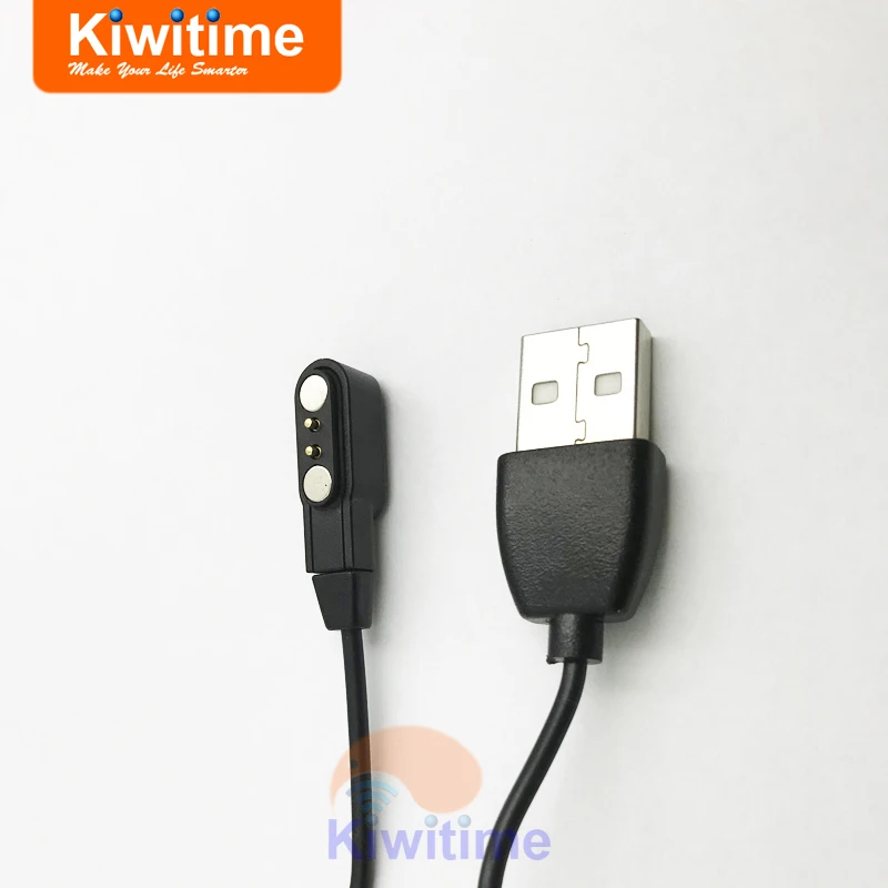Магнитное зарядное устройство KIWITIME с USB кабелем для смарт часов P70 P68 P80|Кабели